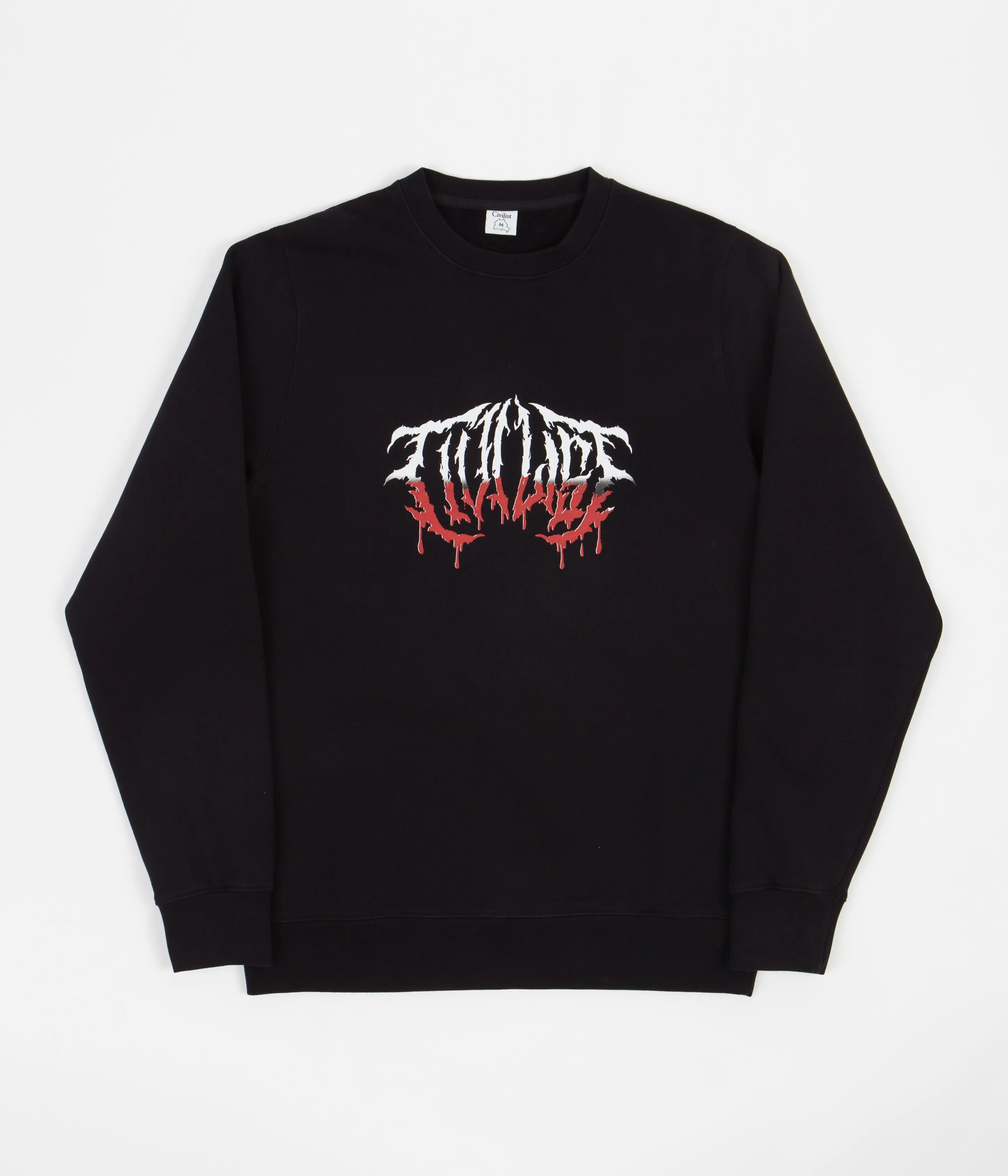 Civilist Civituary Crewneck Sweatshirt - Black