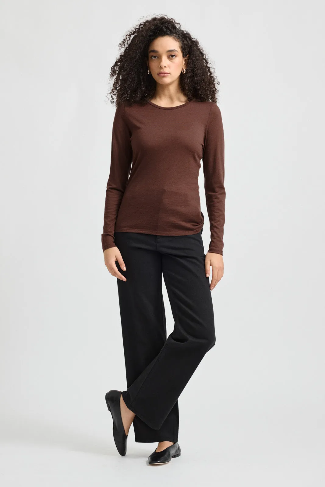 CREW MERINO TEE